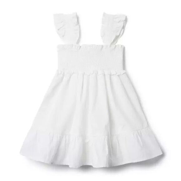 Girls Janie and Jack The Emily Seersucker Smocked Sundress - Picture 1 of 4